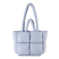 New Tote bag Puffer bag Quilted Bag women's large capacity soft advanced feeling filled cotton bag foreign style all underarm shoulder bag A&S Collection