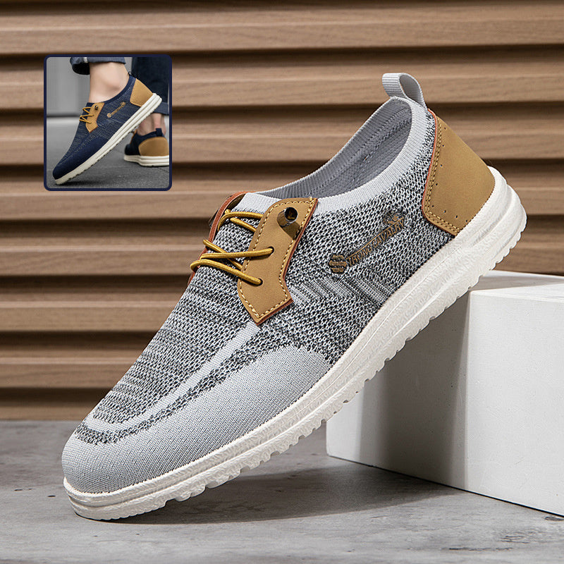 Casual Slip-on Mesh Shoes Lightweight Breathable Loafers Men Walking Running Sports Shoes A&S Collection
