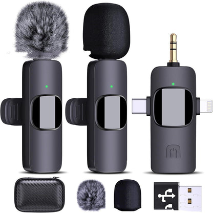K1K9 Wireless Collar Clip Microphone - Sleek Design with Clear, Professional Audio CJ