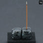 Exquisite crystal agate incense holders—add elegance to any space. CJ