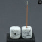 Exquisite crystal agate incense holders—add elegance to any space. CJ