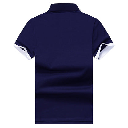 Men's casual half-sleeve lapel polo shirt for men A&S Collection