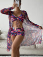 Trendy 3-Piece Bikini Set with Cardigan - Perfect for Summer Beach Style! CJ