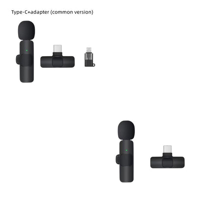 Dual Wireless Lavalier Microphone - Perfect for Outdoor Use with Crystal-Clear Audio CJ