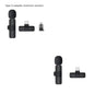 Dual Wireless Lavalier Microphone - Perfect for Outdoor Use with Crystal-Clear Audio CJ
