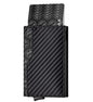 Credit Card Case With Double Id Window Rfid Blocking Automatic Leather Up Wallet A&S Collection