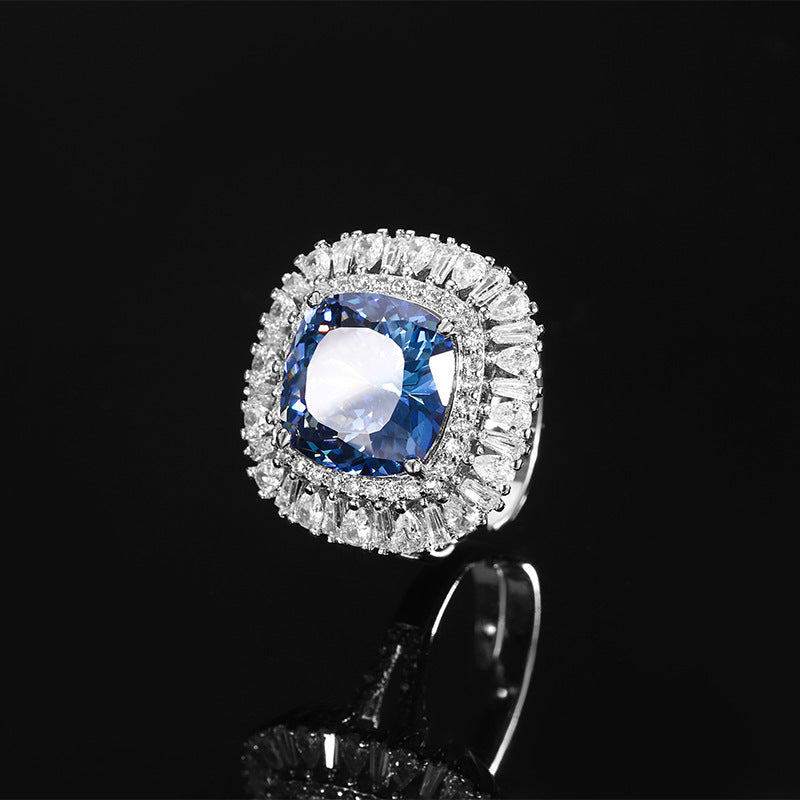 New Zhuang Sheng Sheng jewelry copper gold-plated simulation bird's nest cut white plated orchid vintage female 12*12 A&S Collection