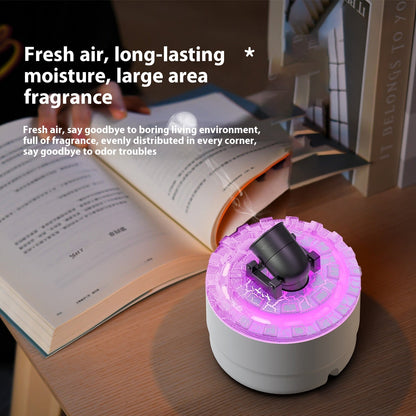 Colorful flame diffuser—enhance your home with style and relaxation. CJ