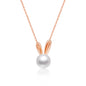 S925 Sterling Silver Freshwater Pearl Pendant - Elegant Clavicle Chain for Timeless Style CJ