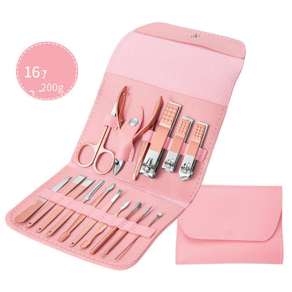 Professional Scissors Nail Clippers Set Ear Spoon Dead Skin Pliers Nail Cutting Pliers Pedicure Knife Nail Groove Trimmers A&S Collection