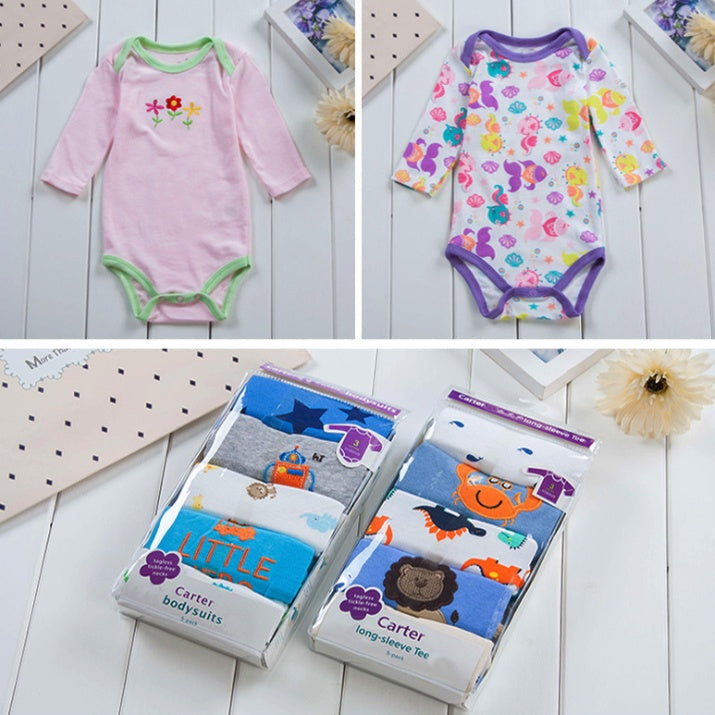 Long-sleeved triangle robe baby onesies cotton romper bag fart clothes baby children's clothing autumn A&S Collection