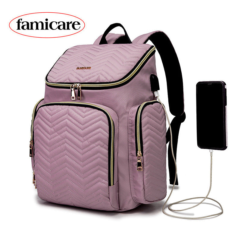 Large capacity mother and baby bag cross-border fashion women mother bag waterproof mother bag A&S Collection