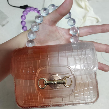 Pearl Handheld Transparent Jelly Bag A&S Collection