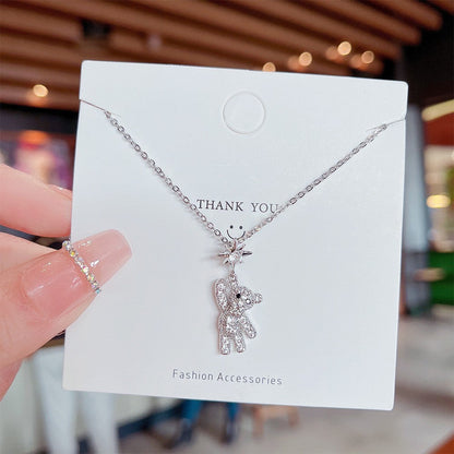 Fashion Titanium Steel Necklace - Light Luxury Design with Advanced Sense for Unique Style CJ
