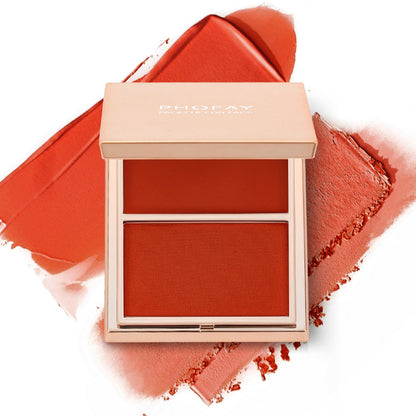 PHOFAY Double-Take Cream & Powder Blush Duo A&S Collection