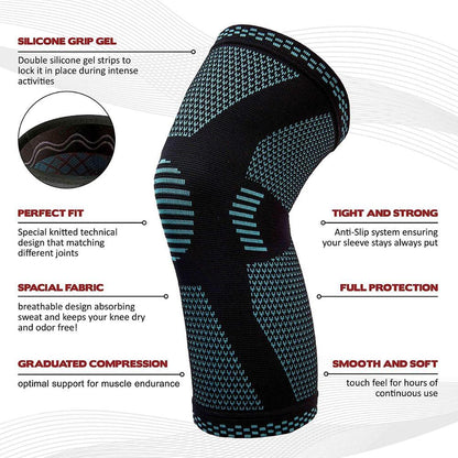 Sports Knee Pads Knitted A&S Collection