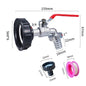 S60x6 Coarse Thread IBC Tank Tap Connecter X 1/2'' 3/4'' Water Coupling Adapter 1000L Garden Home Replacement Valve Fitting A&S Collection