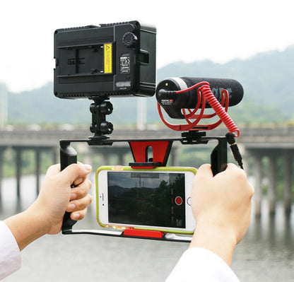 Ulanzi Handheld Smartphone Video Rig Stabilizer | Compatible with Apple & Samsung for Live Streaming, YouTube Filmmaking & Vlogging CJ