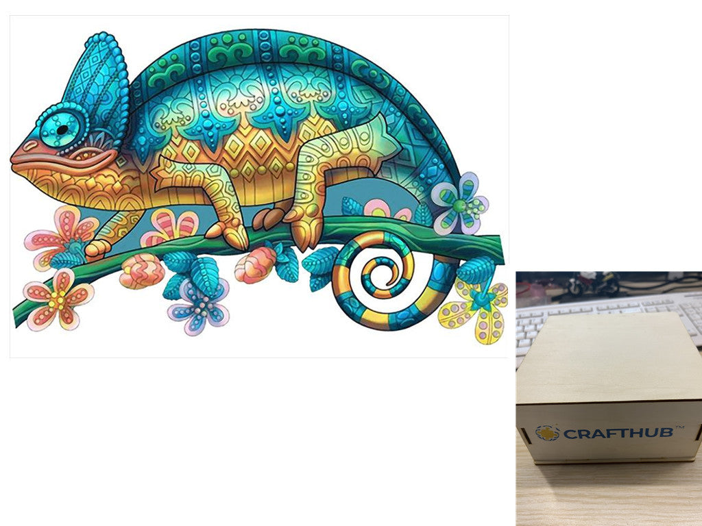 Animal Puzzle Craft Hub: A3 Size Creativity Kit for All Ages A&S Collection