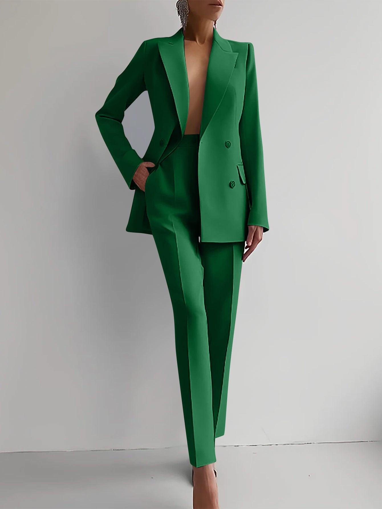 Elegant Long Sleeve Pant Set CJ