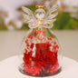 Eternal Flower Gift Box Angel Glass Cover Dried Rose Gift Box For Christmas New Year Valentine's Day Home Decor A&S Collection