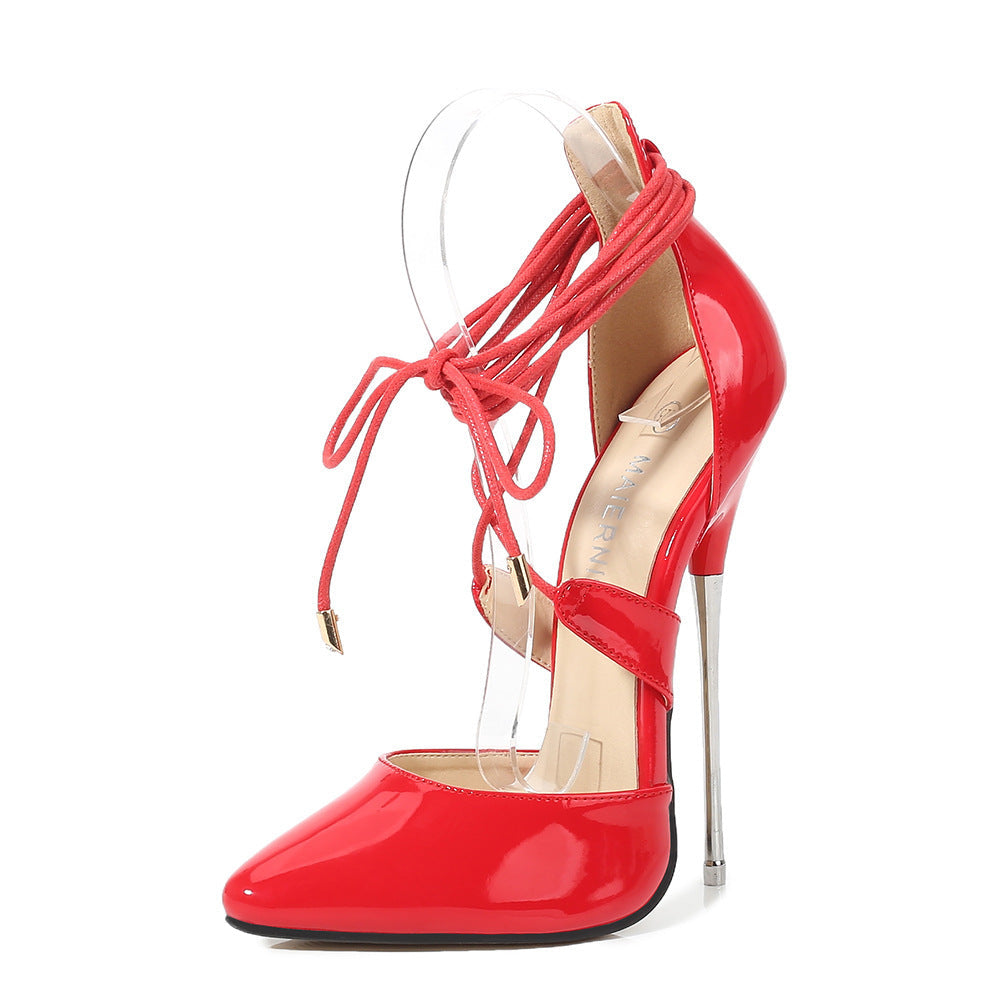 Elegant Lace High Heels: Perfect for Timeless Style and Sophistication CJ