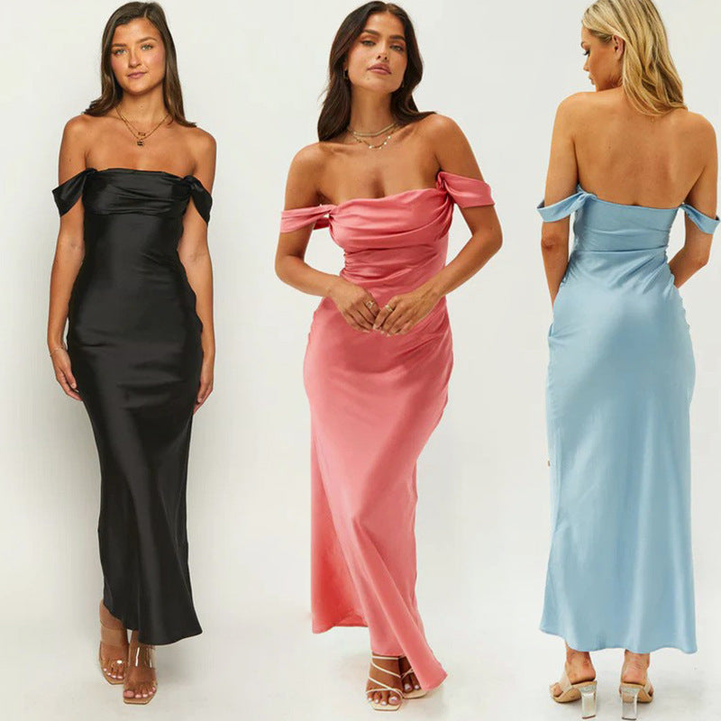 Hip Backless Women's Clothing Long Dress A&S Collection