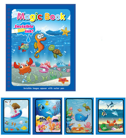 Children's Magic Water Painting Book Coloring And Coloring Book A&S Collection