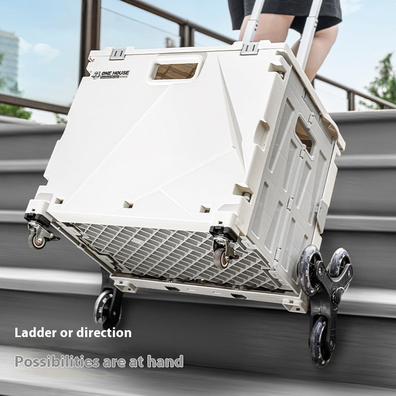 Household Portable Folding Supermarket Trolley CJ