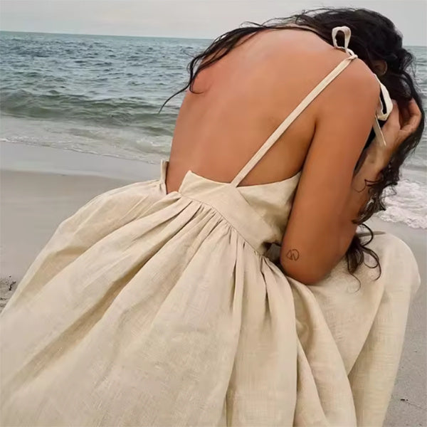 Backless High Waist Long Dress CJ