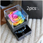Eternal Flower Rose Jewelry Box for Birthday Presents Valentines Day Wedding Gift A&S Collection