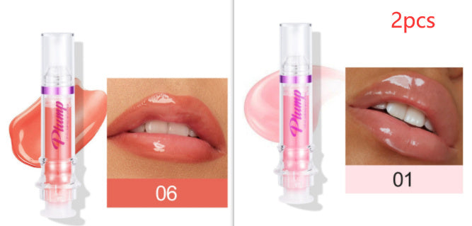 New Tube Lip Rich Lip Color Slightly Spicy Lip Honey Lip Glass Mirror Face Lip Mirror Liquid Lipstick A&S Collection