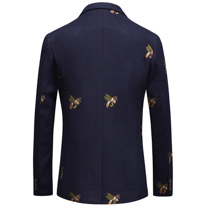 Bee embroidery Korean suit top A&S Collection