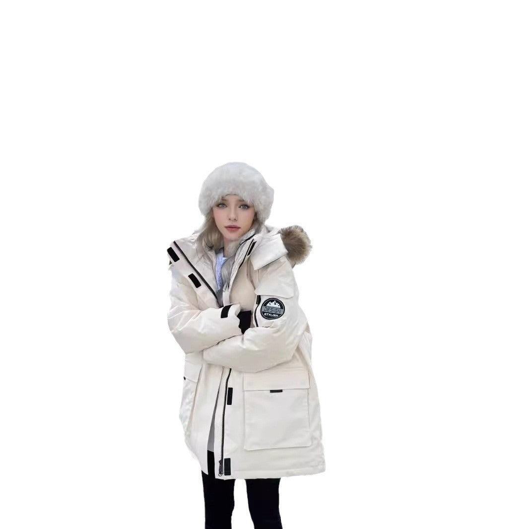 Mid-length Thermal Cotton Coat Women A&S Collection