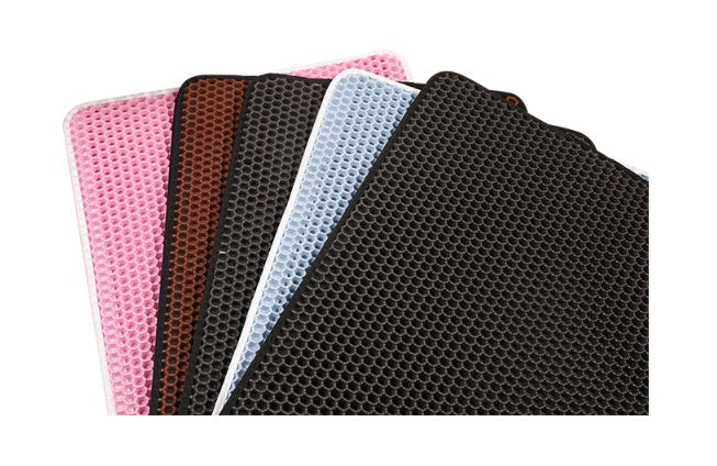 Pet Cat Litter Mat Pet Supplies EVA Double Cat Litter Mat CJ
