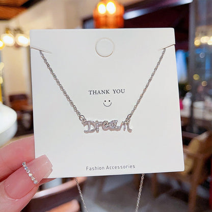 Fashion Titanium Steel Necklace - Light Luxury Design with Advanced Sense for Unique Style CJ