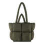 New Tote bag Puffer bag Quilted Bag women's large capacity soft advanced feeling filled cotton bag foreign style all underarm shoulder bag A&S Collection