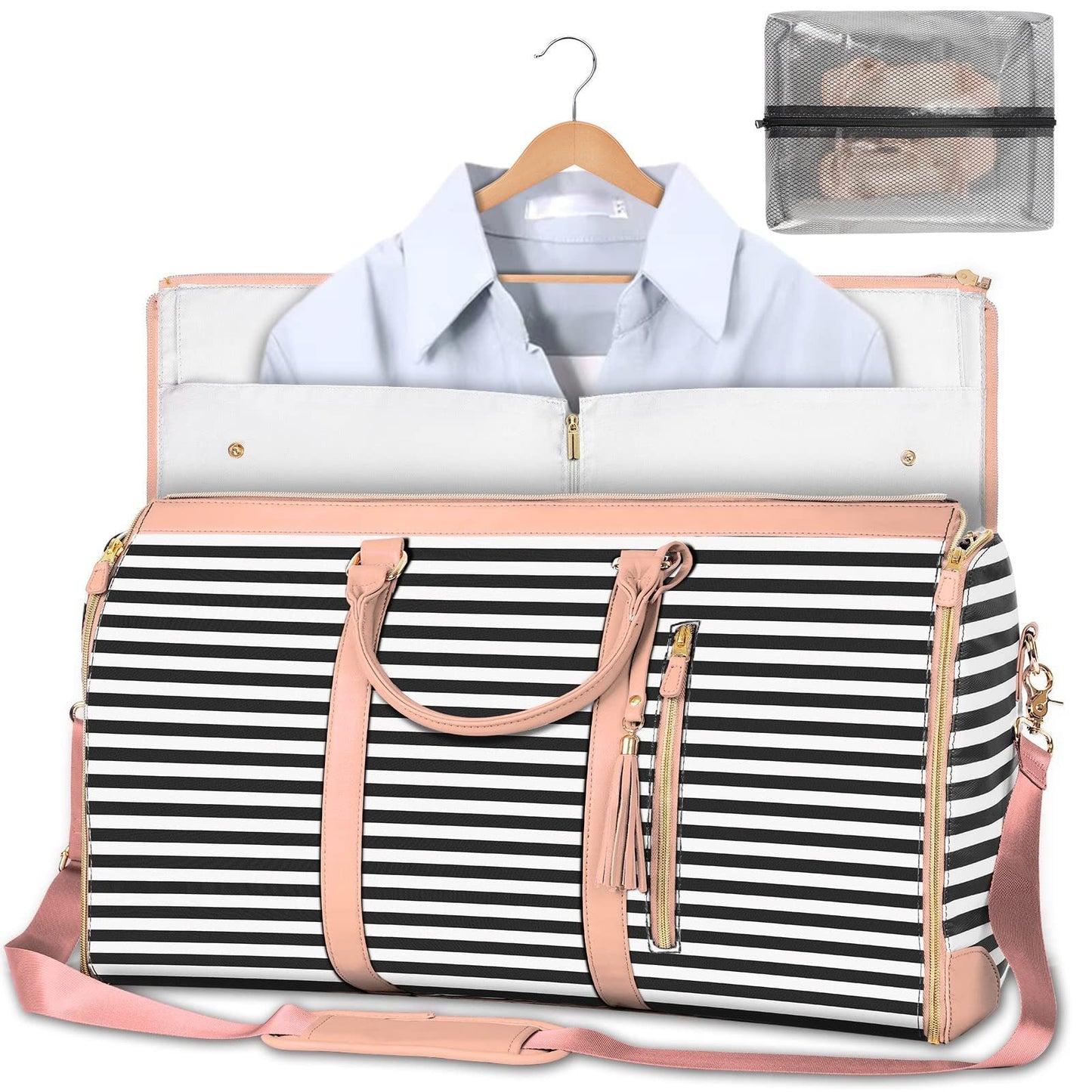 Large Capacity Travel Duffle Bag Women's Handbag Folding Suit Bag Waterproof Clothes Totes A&S Collection