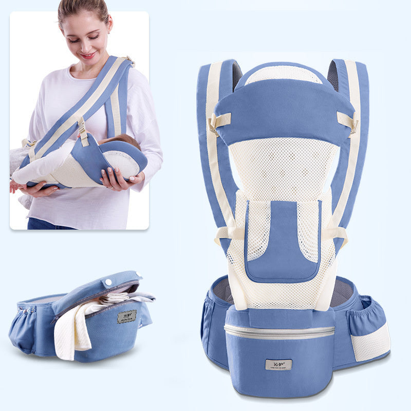 Ergonomic Baby Carrier Infant Baby Hipseat Carrier 3 In 1 Front Facing Ergonomic Kangaroo Baby Wrap Sling A&S Collection