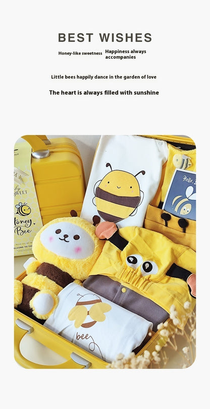 Baby Gift Package Little Bee Suit Newborn Baby Pure Cotton