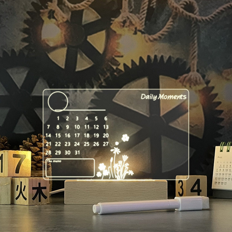 Creative Note Board Creative Led Night Light USB Message Board Holiday Light With Pen Gift For Children Girlfriend Decoration Night Lamp A&S Collection