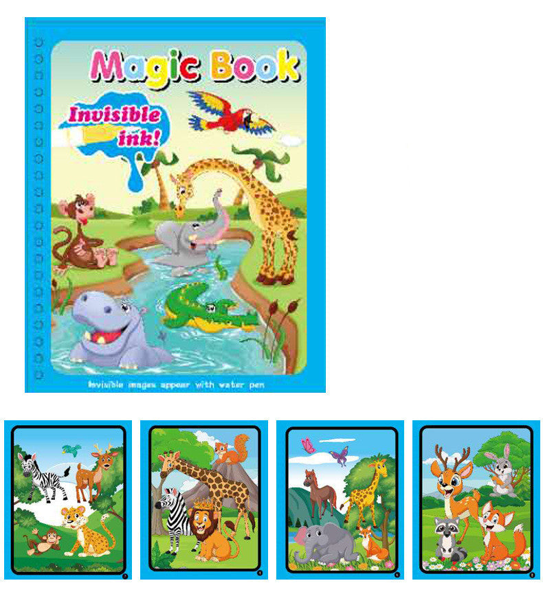 Children's Magic Water Painting Book Coloring And Coloring Book A&S Collection