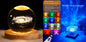 LED Water Ripple Ambient Night Light USB Rotating Projection Crystal Table Lamp RGB Dimmable Home Decoration 16 Color Gifts A&S Collection