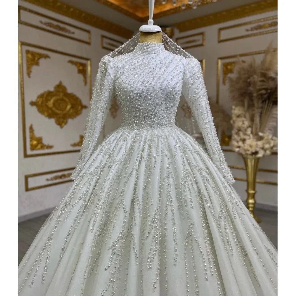 Bride Owner Wedding Dress Trailing Wedding Pettiskirt.