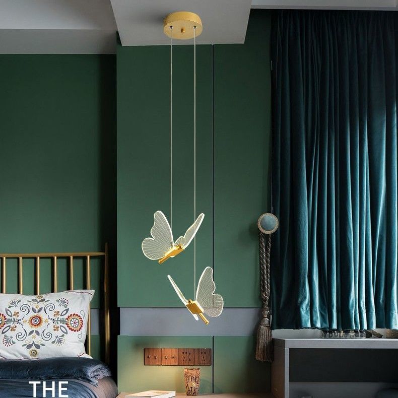 Bedroom Bedside Lamp Living Room Showcase Butterfly Table Lamp A&S Collection