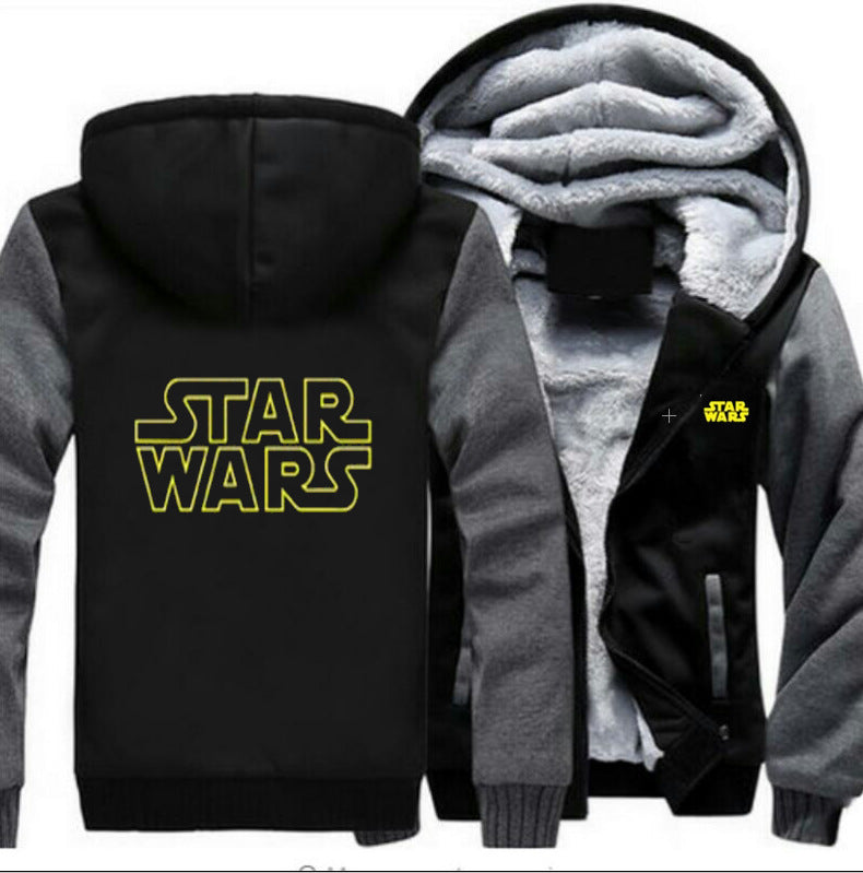 Stylish Star Wars hoodie, men's winter coat with three-layer protection A&S Collection