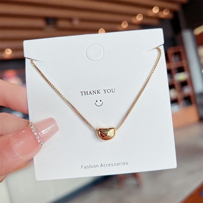 Fashion Titanium Steel Necklace - Light Luxury Design with Advanced Sense for Unique Style CJ