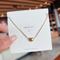 Fashion Titanium Steel Necklace - Light Luxury Design with Advanced Sense for Unique Style CJ