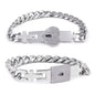 Special Day titanium steel love lock set: matching projection lock bracelet and key necklace for lovers A&S Collection
