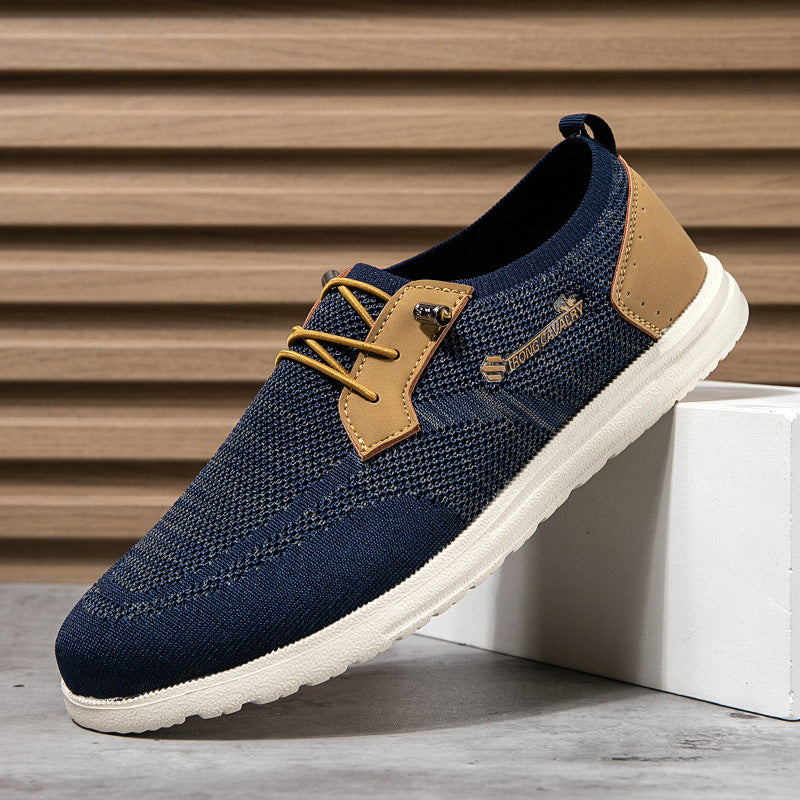 Casual Slip-on Mesh Shoes Lightweight Breathable Loafers Men Walking Running Sports Shoes A&S Collection